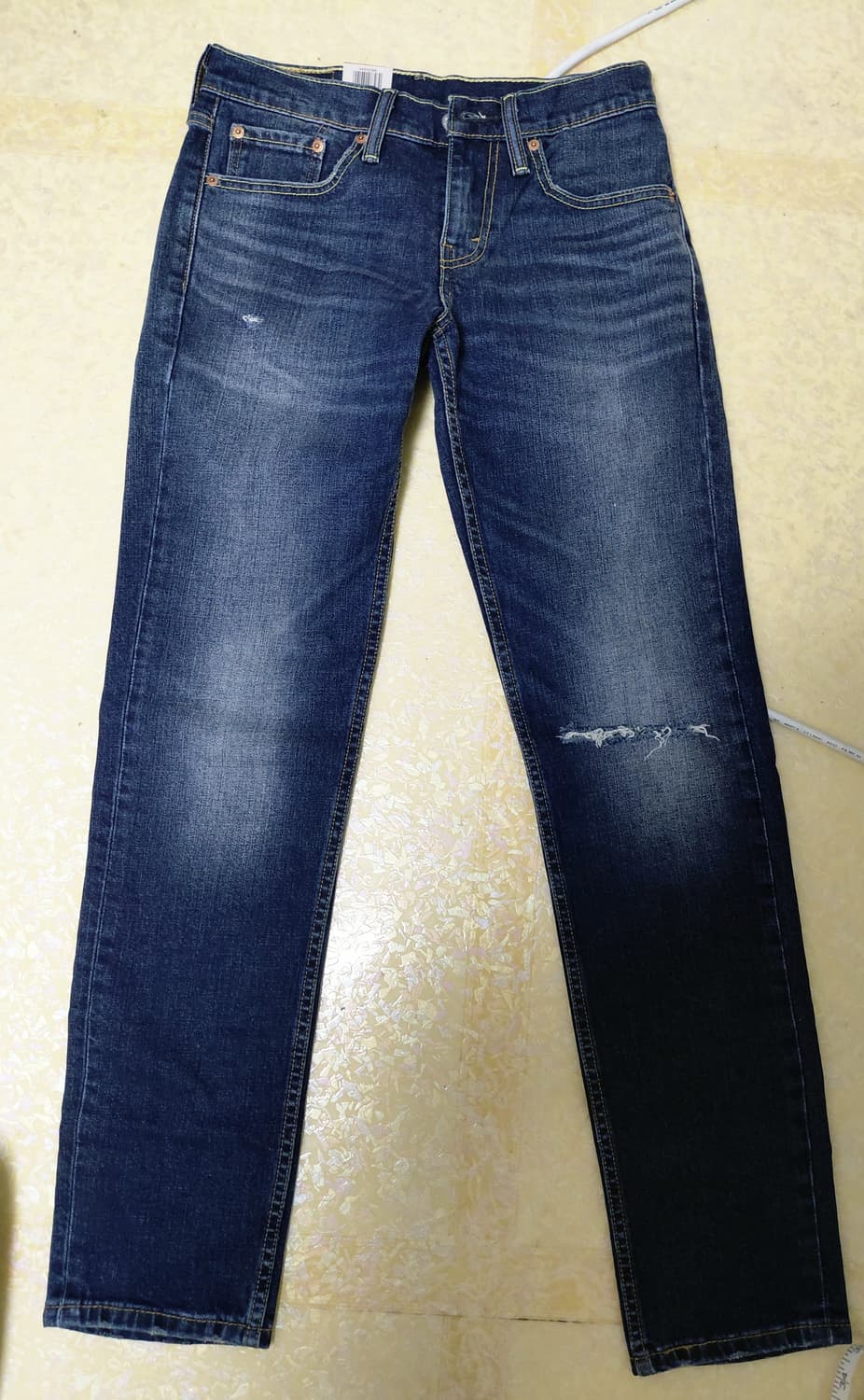 새상품) 리바이스 로우라이즈 스트레이트 데미지드진 상품이미지2