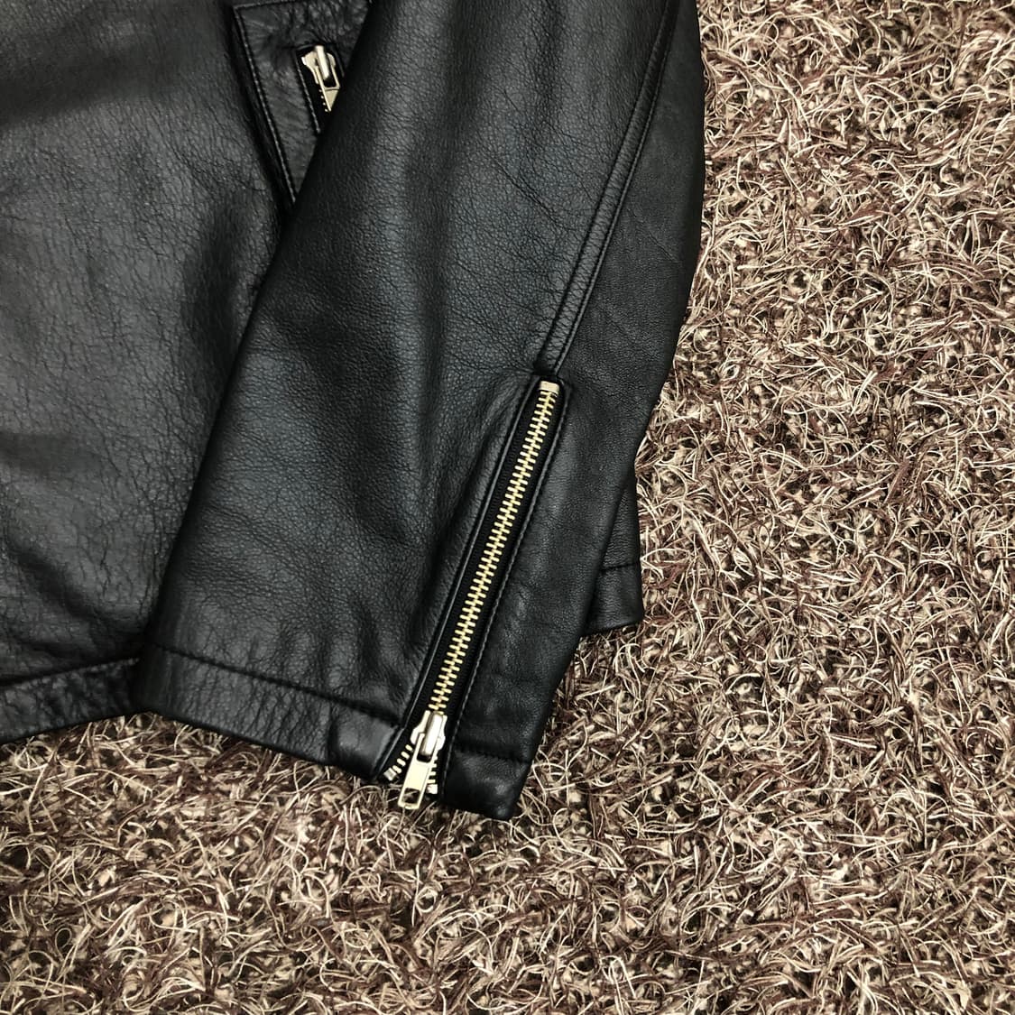 빈티지 Victory Usa 모터사이클 라이더 레더 가죽 자켓 상품이미지5