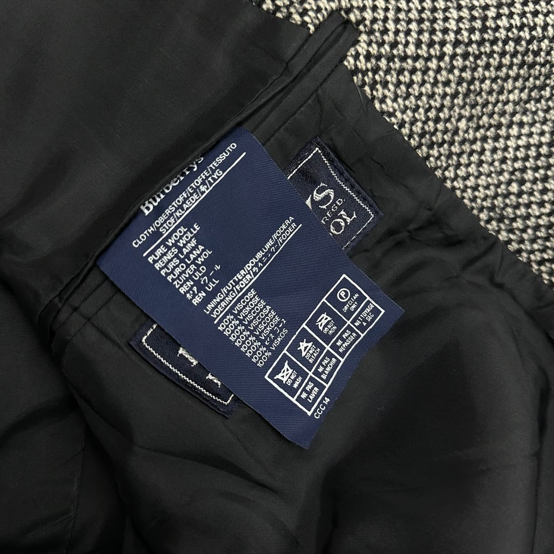 버버리 영국판 퓨어램스울 자켓 상품이미지10