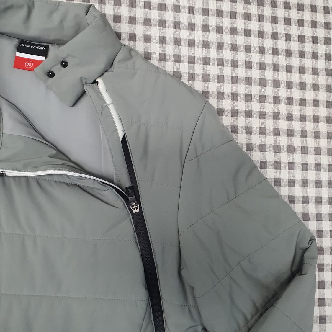 엠엔씨 사선지퍼 경량패딩 남자95~100 상품이미지4