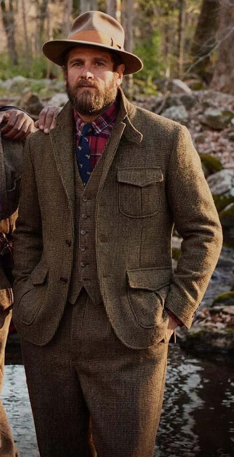 폴로 랄프로렌 노퍽 헤리티지 트위드 헌팅필드 스포츠자켓 상품이미지4