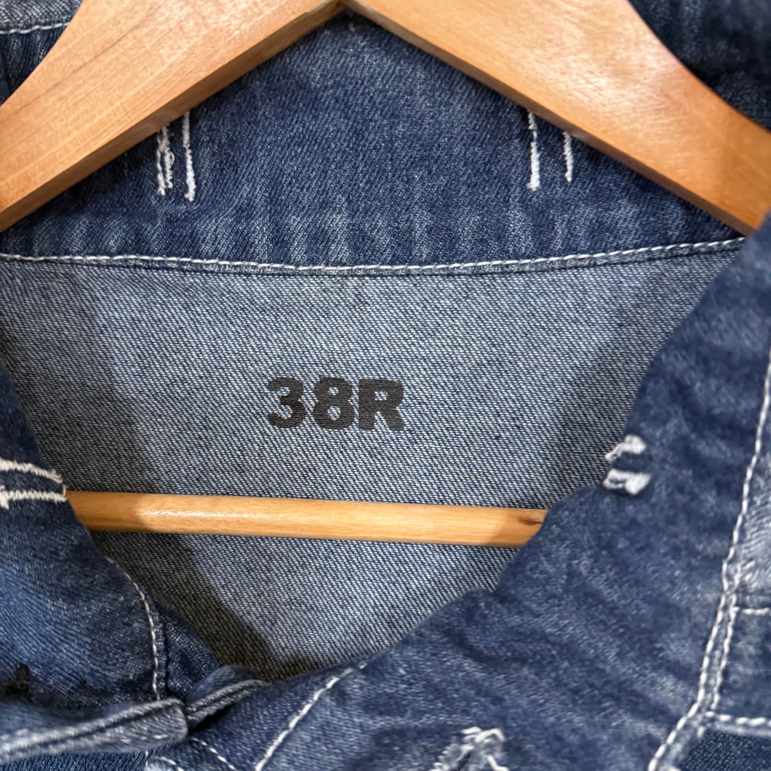 데님후드자켓38R 상품이미지3