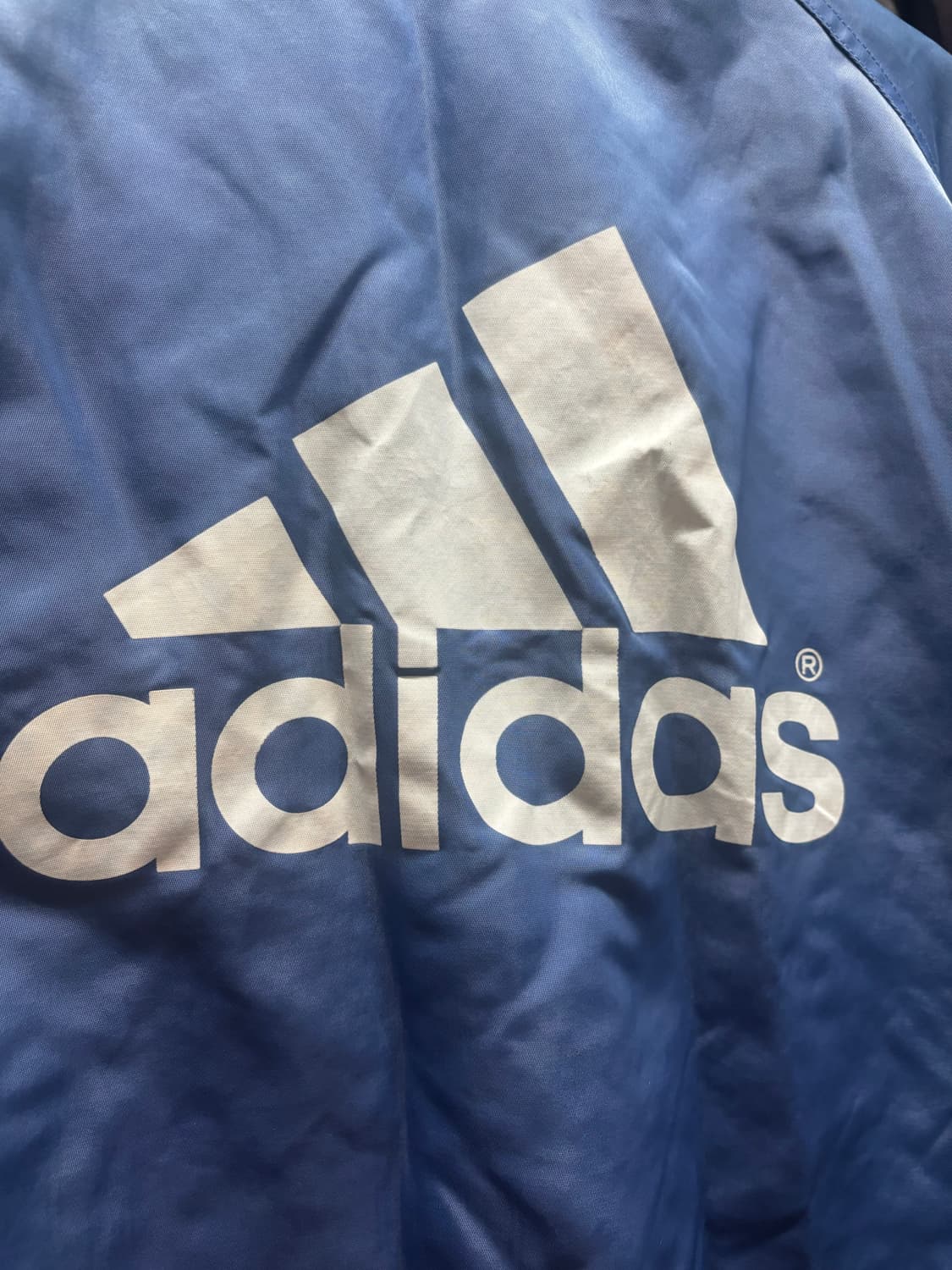 [ADIDAS] 아디다스 빅로고 삼선 싸커 자켓 블루 상품이미지3