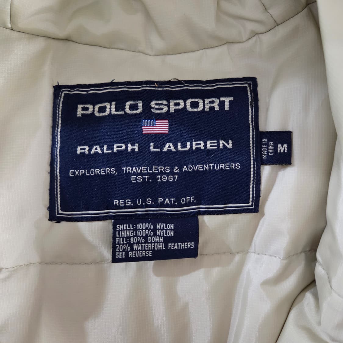 폴로랄프로렌 스포츠 다운 패딩 M  상품이미지4