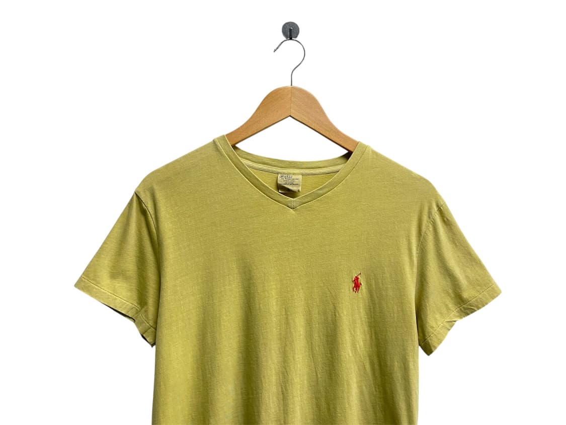  폴로 랄프로렌 머스터드 브이넥 티셔츠 M  상품이미지2