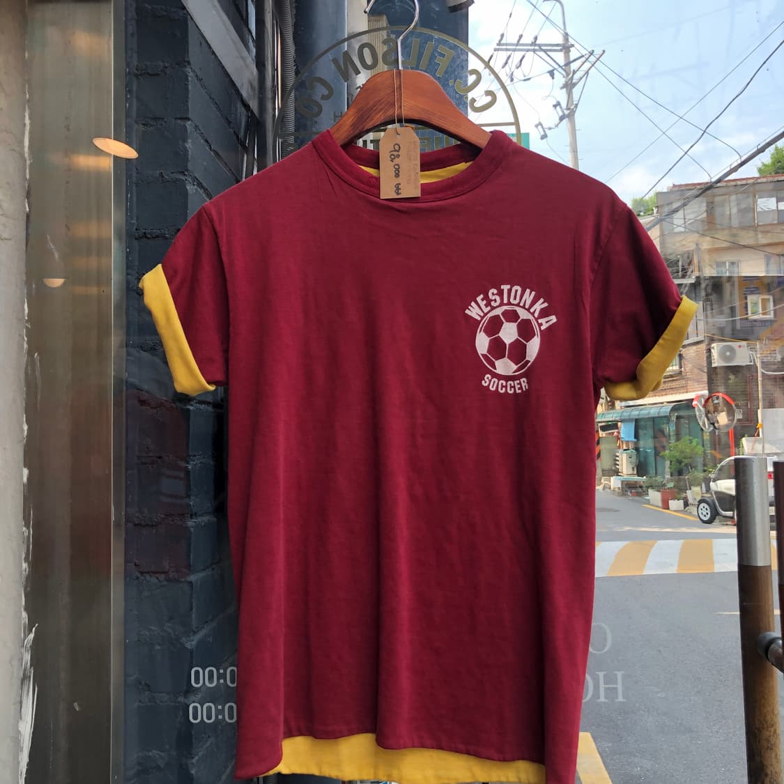 60/70s Revrsible T-shirt-M 상품이미지1