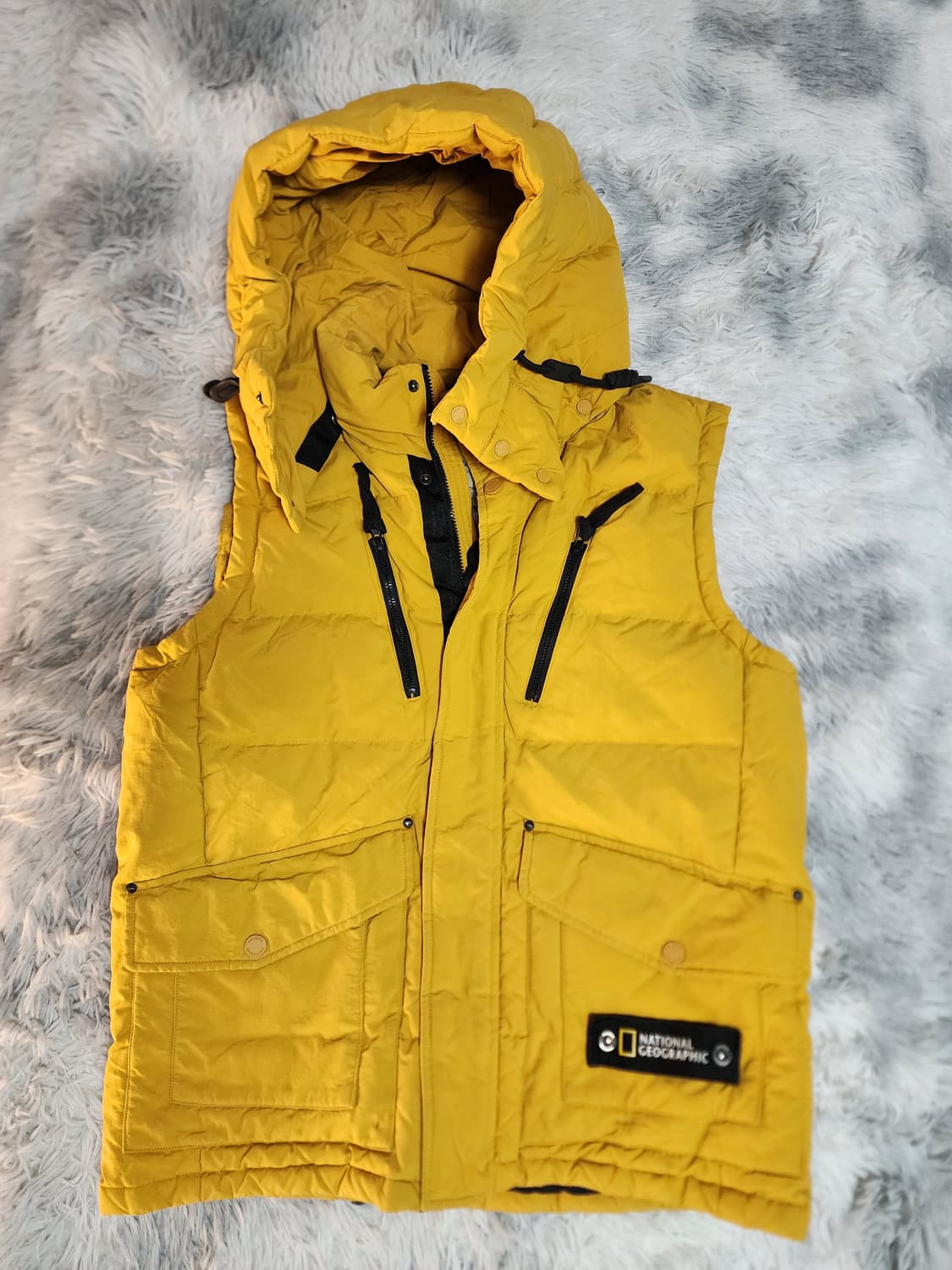 내셔널지오그래픽 헬레나 구스다운 베스트 머스타드 상품이미지2