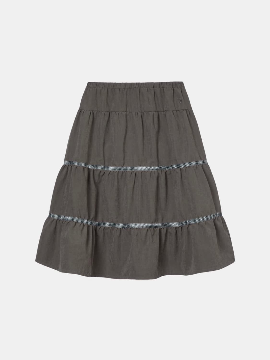 aeae 에이이에이이 브라운 미디 스커트 상품이미지1