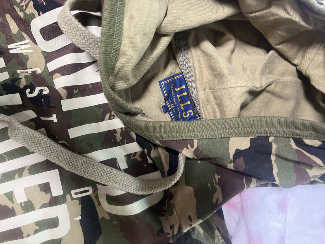 카모 밀리터리 반팔 후드 상품이미지2