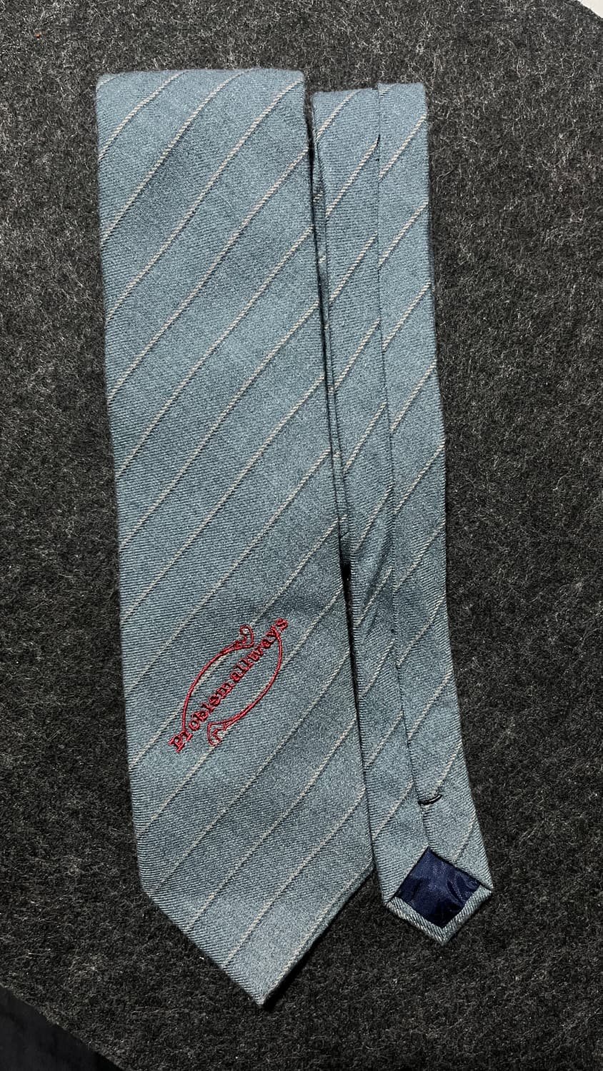 Logo stripe tie 상품이미지5