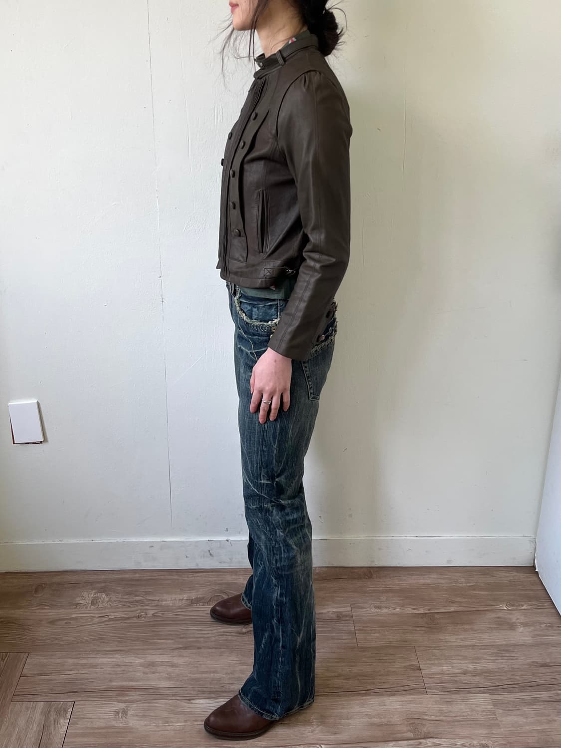 HONG SUNG WAN 나폴레옹 레더자켓 상품이미지9