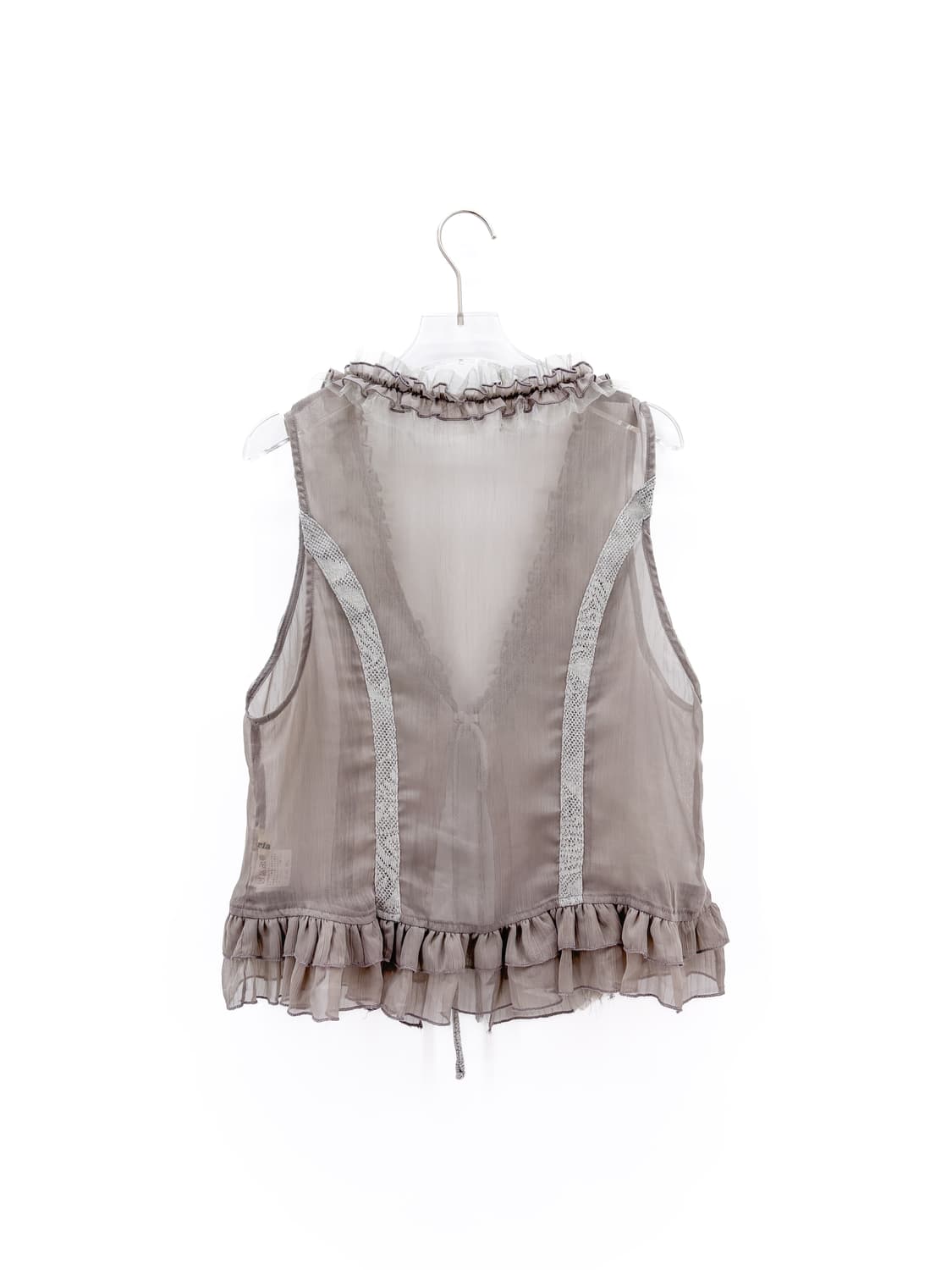 빈티지 레이스 레이어링 베스트 상품이미지6