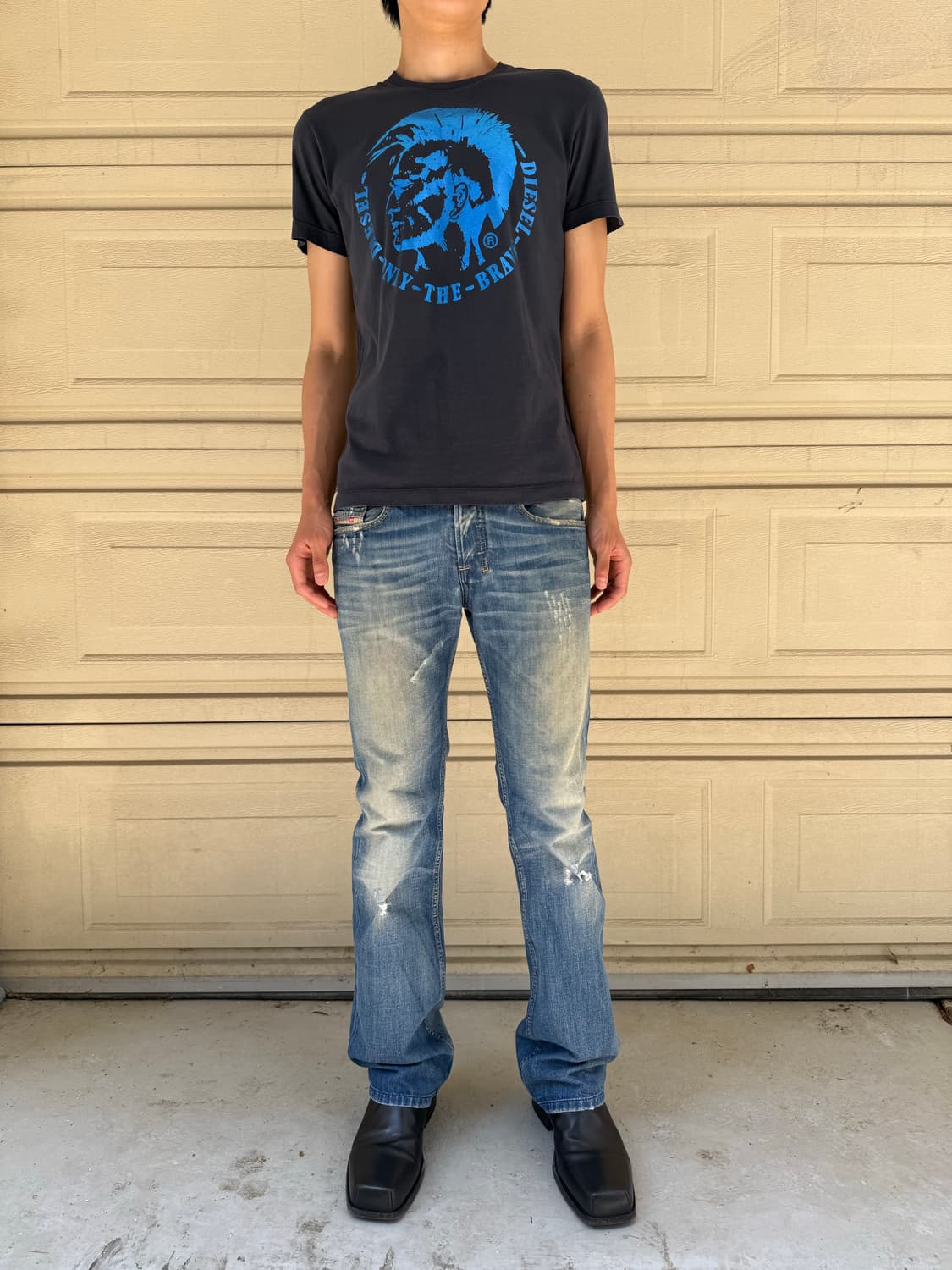 00s Diesel semi boots cut jeans(30) 상품이미지3