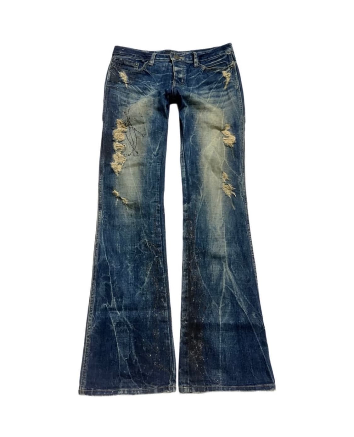 Gostar Washing Damage Detail Denimjeans 상품이미지1