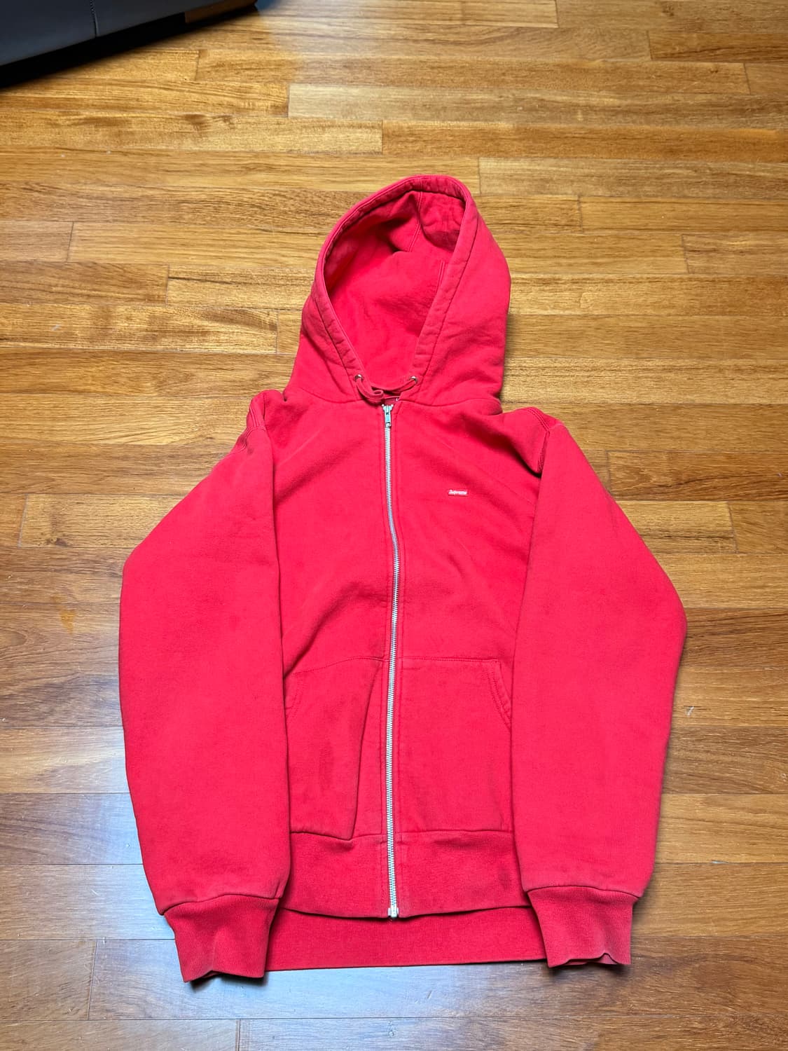 슈프림 오버다이드 박스로고 후드집업 상품이미지1