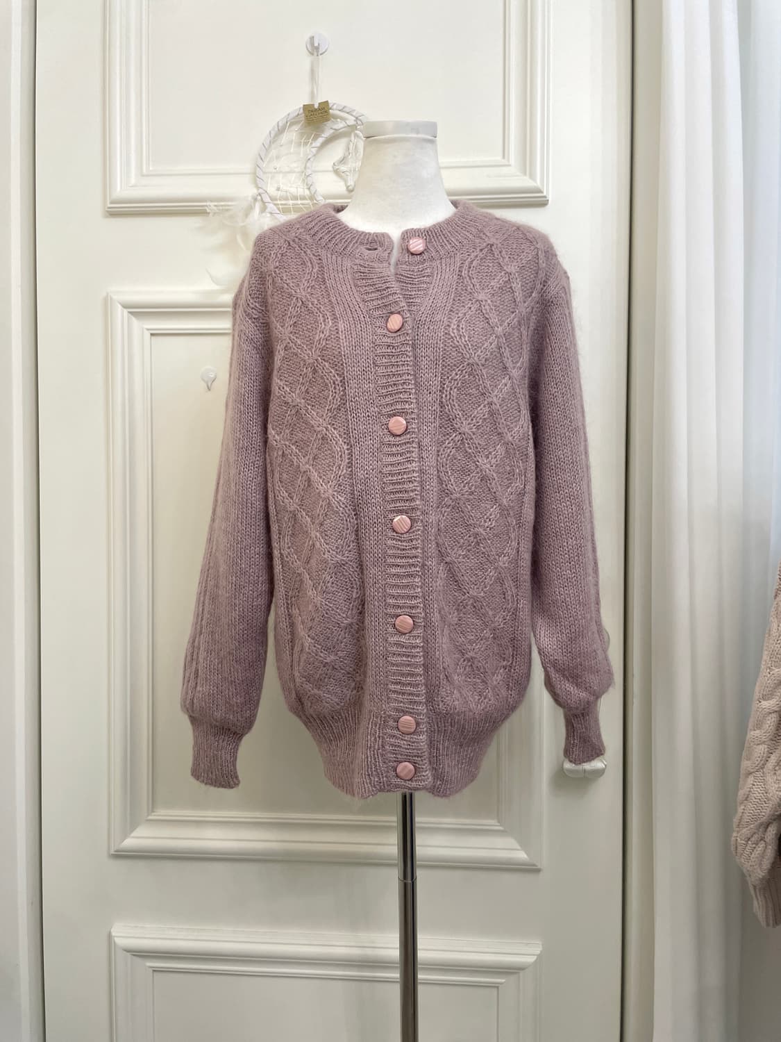 lavender over hairy winter cardigan 상품이미지1