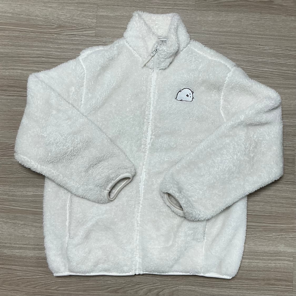 스파오 농담곰 후리스 화이트 L 상품이미지2