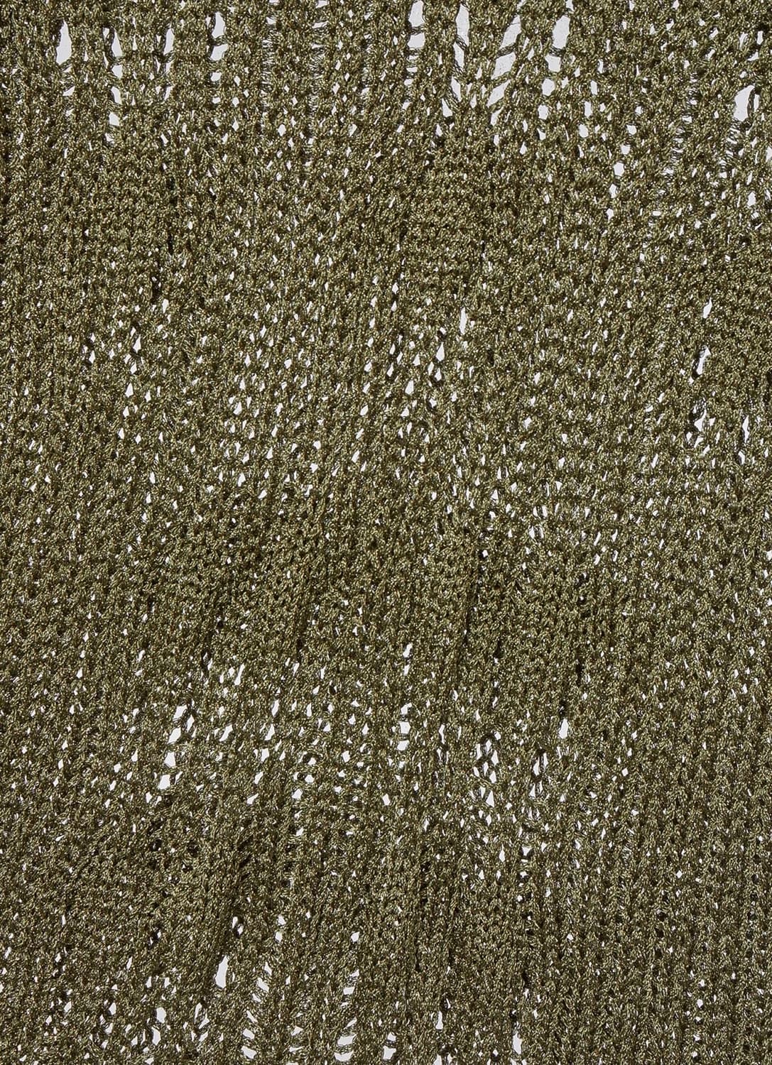 Open yy 메탈릭 니트 카키 3size 상품이미지4