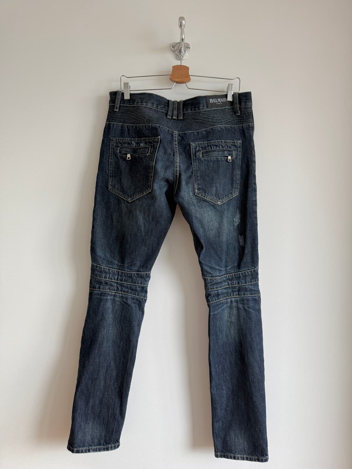 발망(BALMAIN) 바이커 데님 팬츠(ITALY, LAMPO ZIP) 상품이미지5