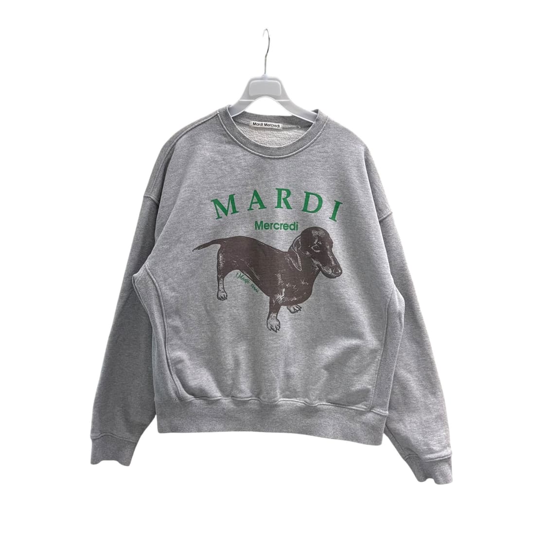 마르디메크르디 그레이 도그 맨투맨 상품이미지3