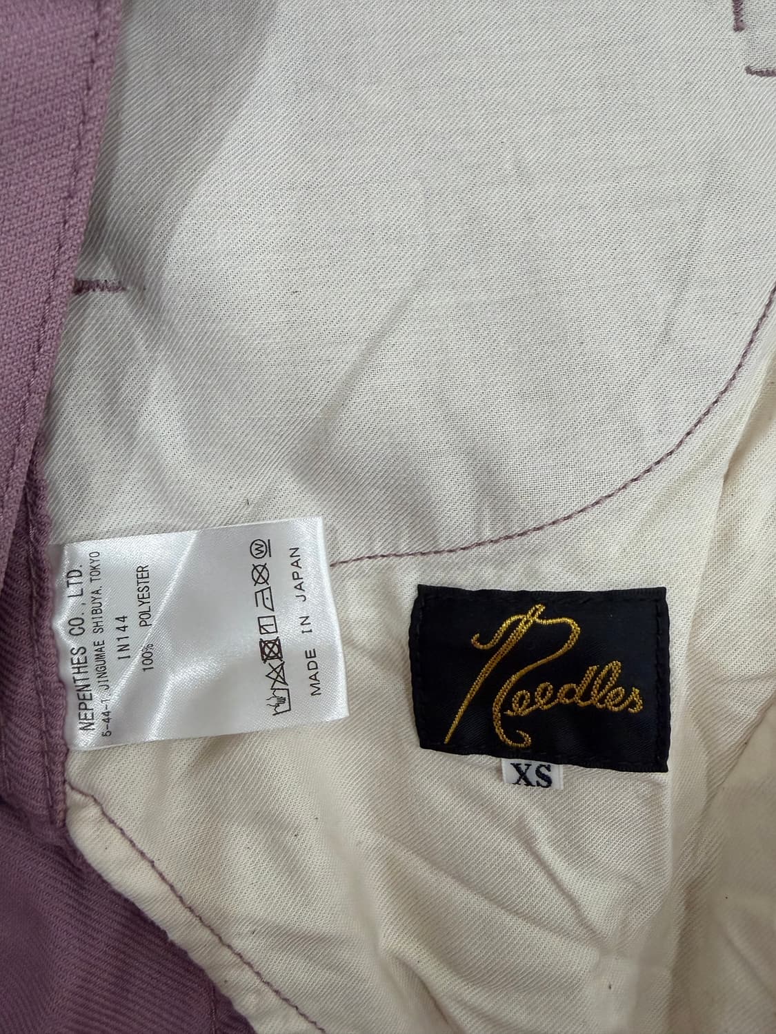 NEEDLES 퍼플 부츠컷 팬츠 상품이미지3