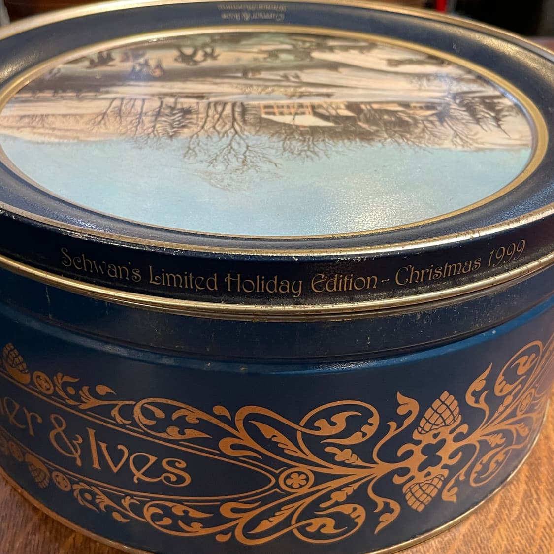 Currier & Ives 겨울 아침 틴케이스 (Schwan's 한정판) 상품이미지4