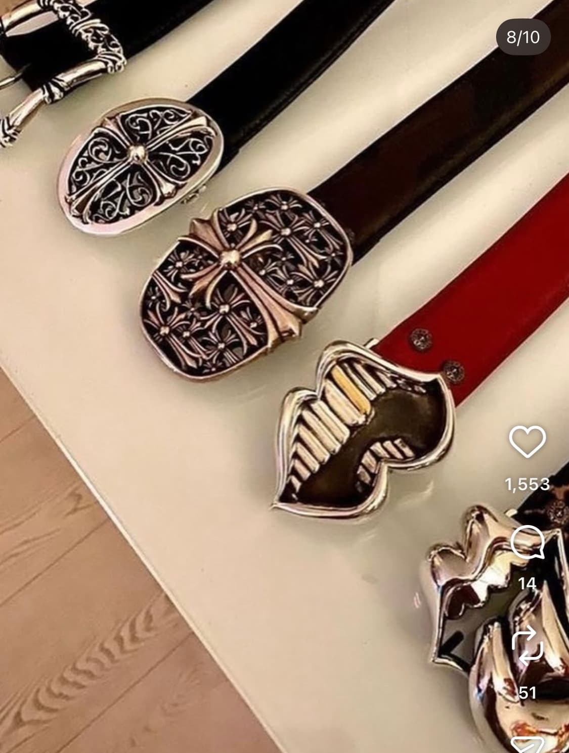 크롬하츠 OTJ 필리그리 벨트 36 상품이미지8