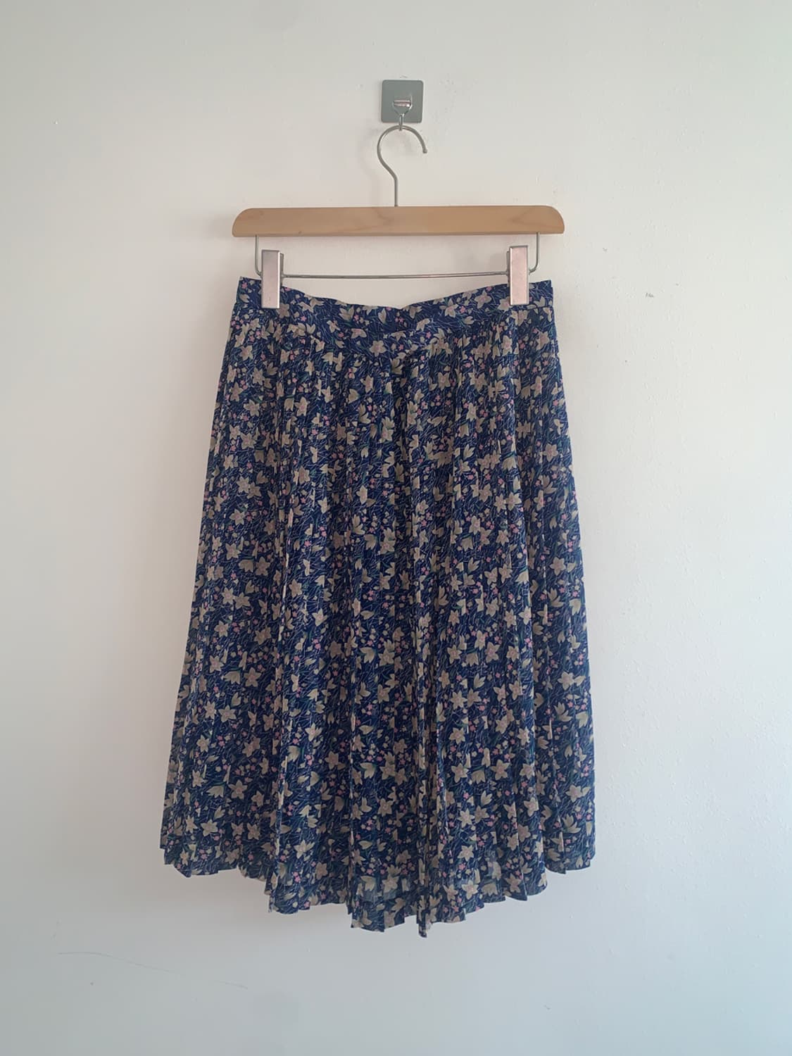 Floret long skirt(blue) 상품이미지5
