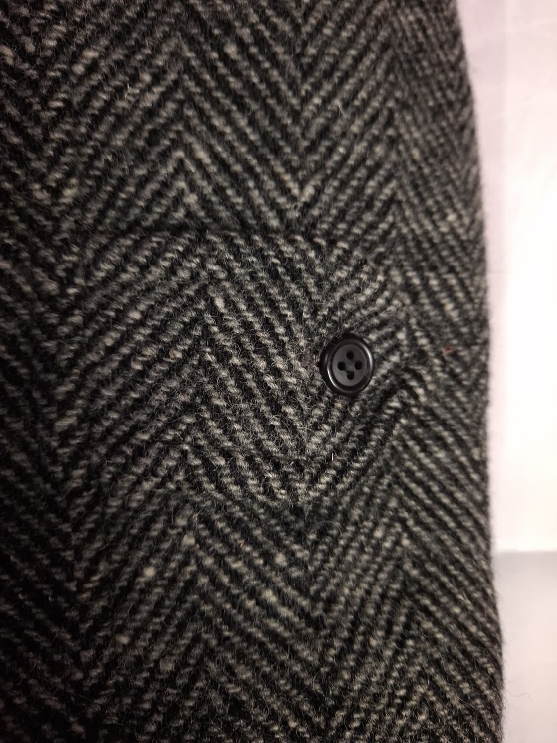 오리지날 90's 일본판 버버리 브리티시트위드 울 발마칸 코트 상품이미지5