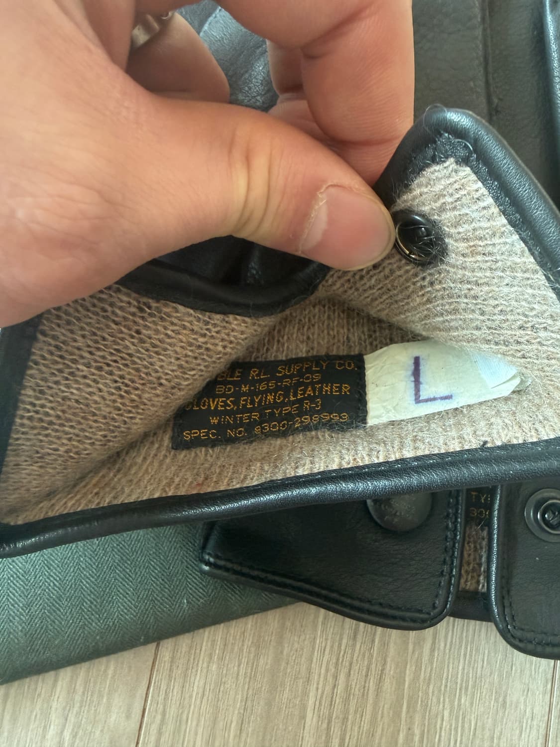 rrl 더블알엘 레더 글러브 L 상품이미지4