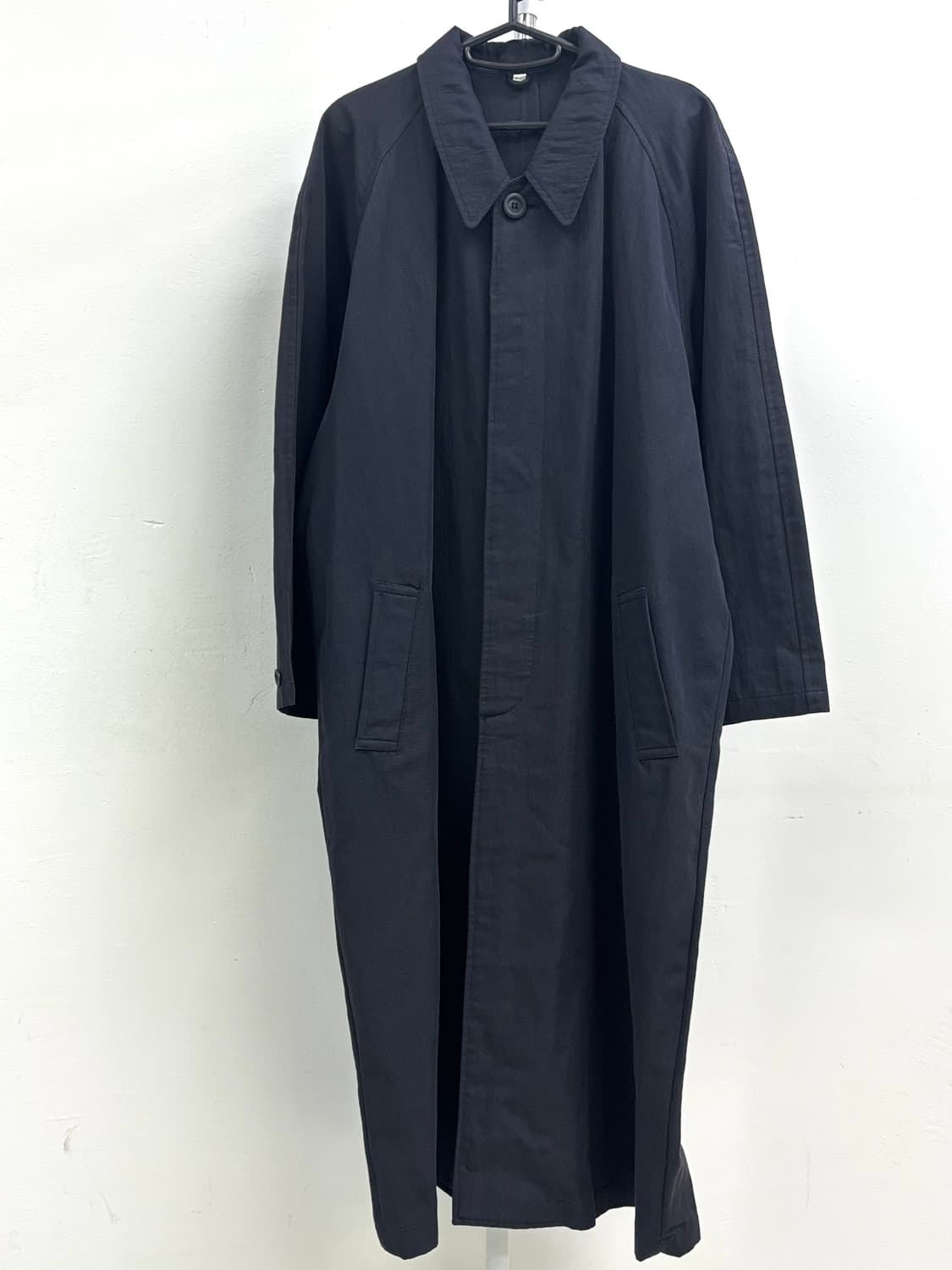 빈티지 블랙 롱 코트 상품이미지5