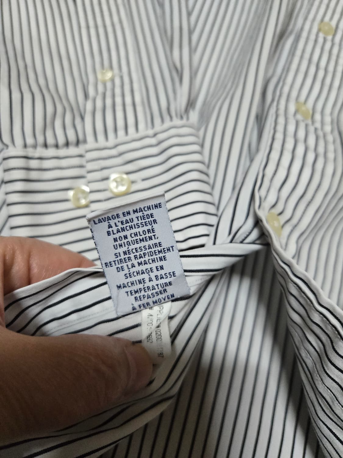 폴로 랄프로렌 네이비 스트라이프 셔츠 상품이미지9