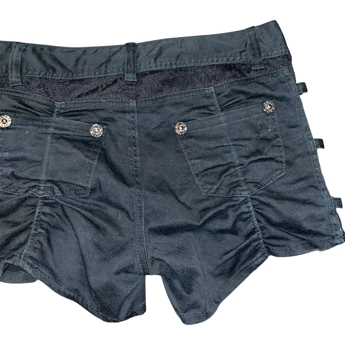 DIG DEEP 디그딥 셔링 사이드레이스 링 반바지 갸루y2k펑크 상품이미지4