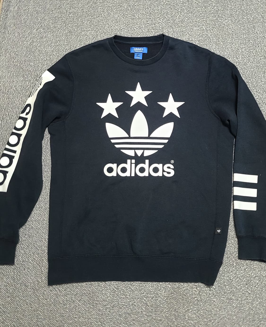 ]아디다스 오리지널 스트릿로고 크루  기모 맨투맨 105 상품이미지1
