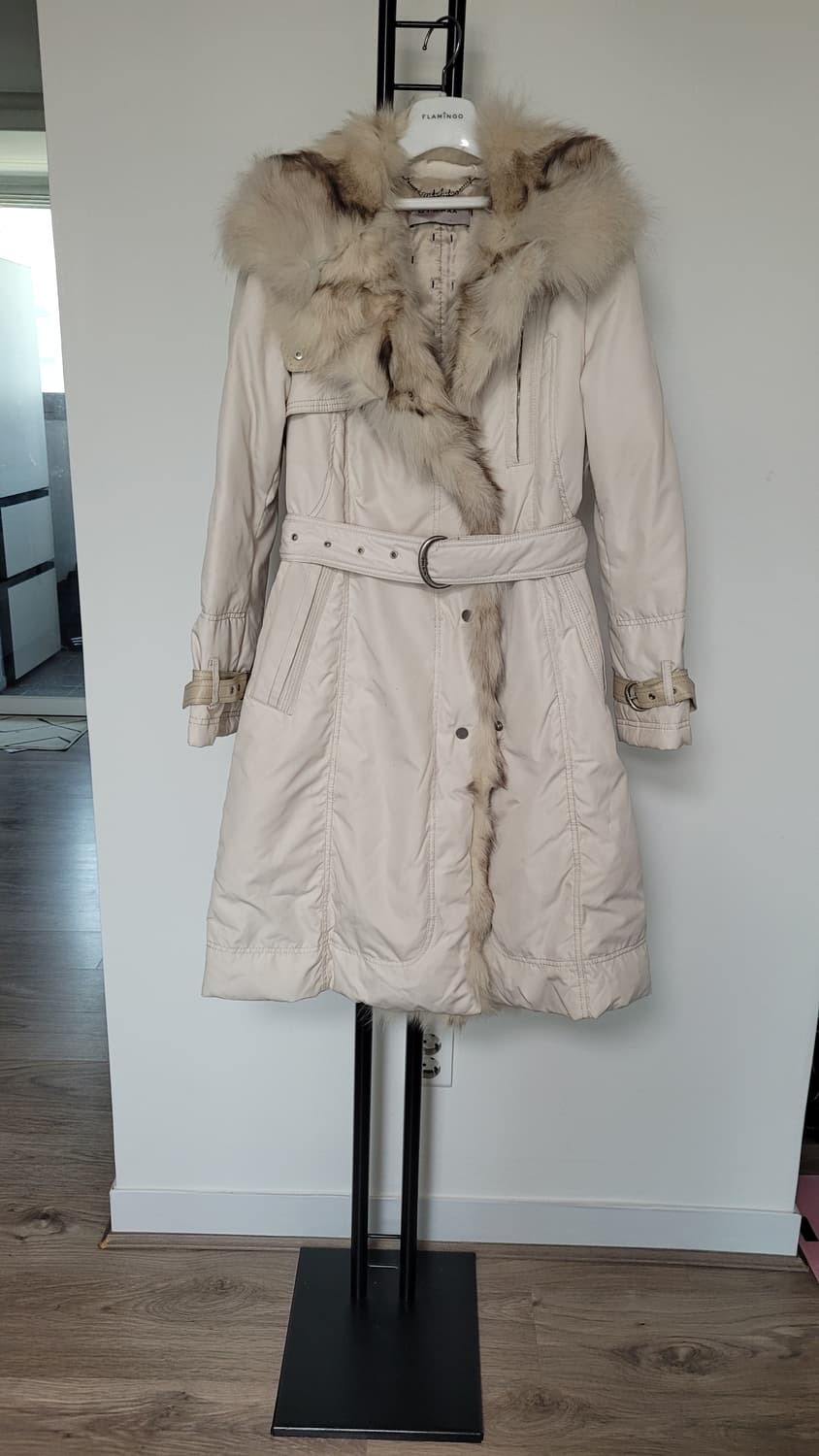 MICHAA   미샤  폭스털  오리털패딩  -91사이즈 상품이미지1