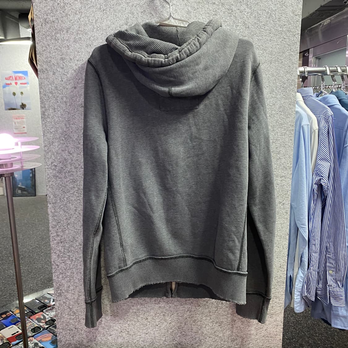 아베크롬비 그런지 그레이 후드 집업 B3124 상품이미지3