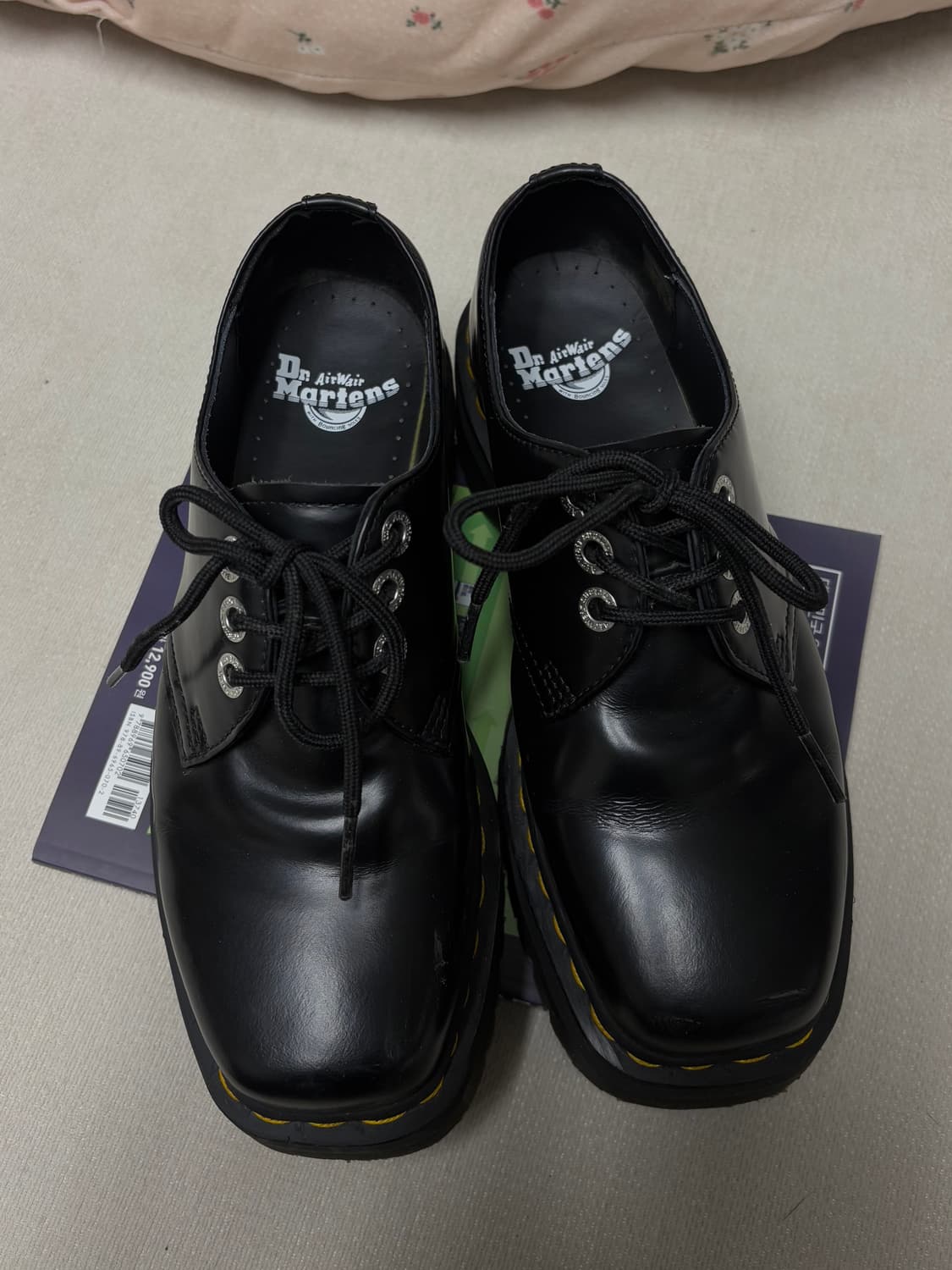 닥터마틴 스퀘어드 3홀 워커 신발 스퀘어토 상품이미지1