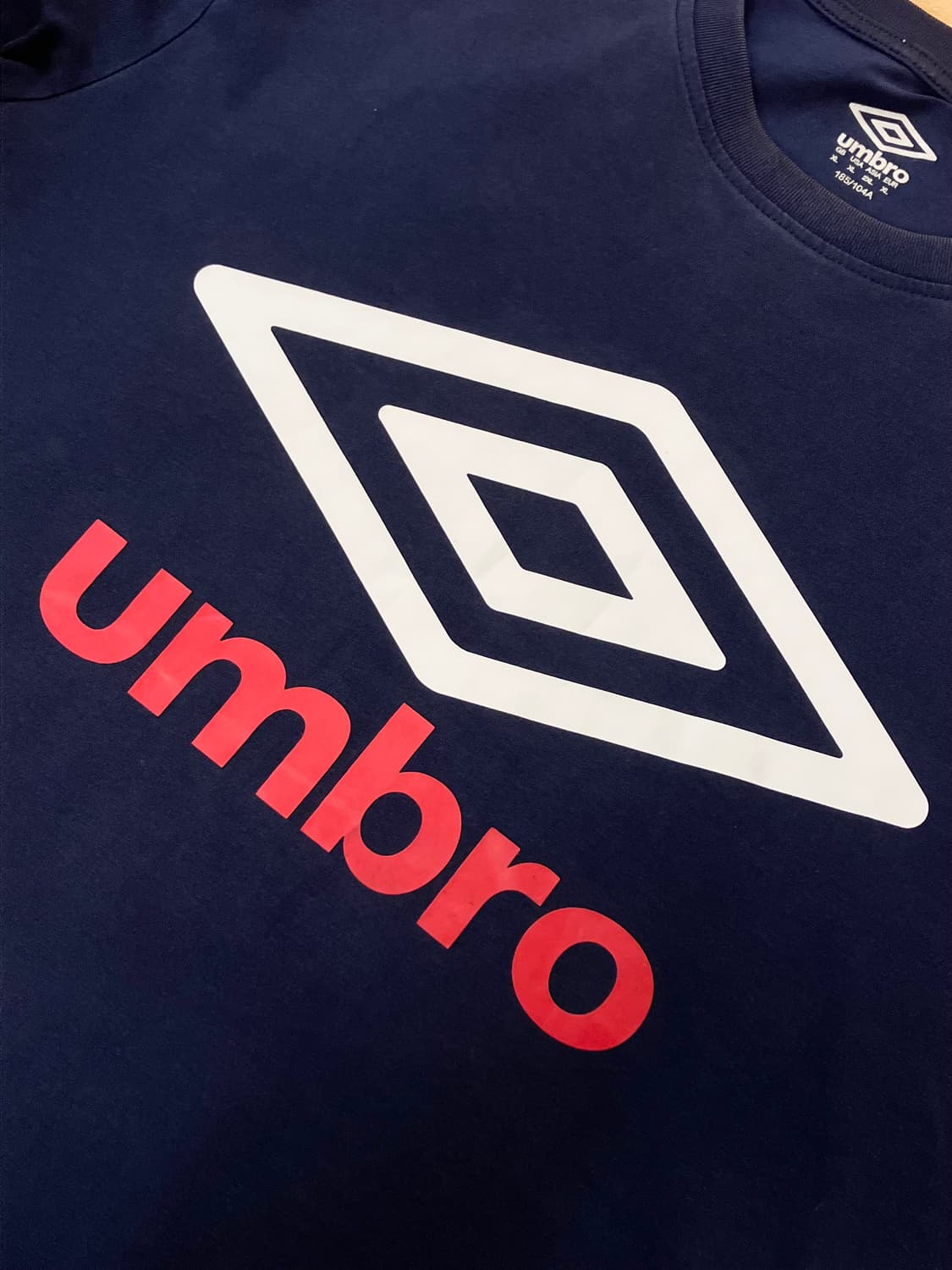 엄브로 로고 반팔 티셔츠 네이비 2XL  #csz3863 상품이미지6