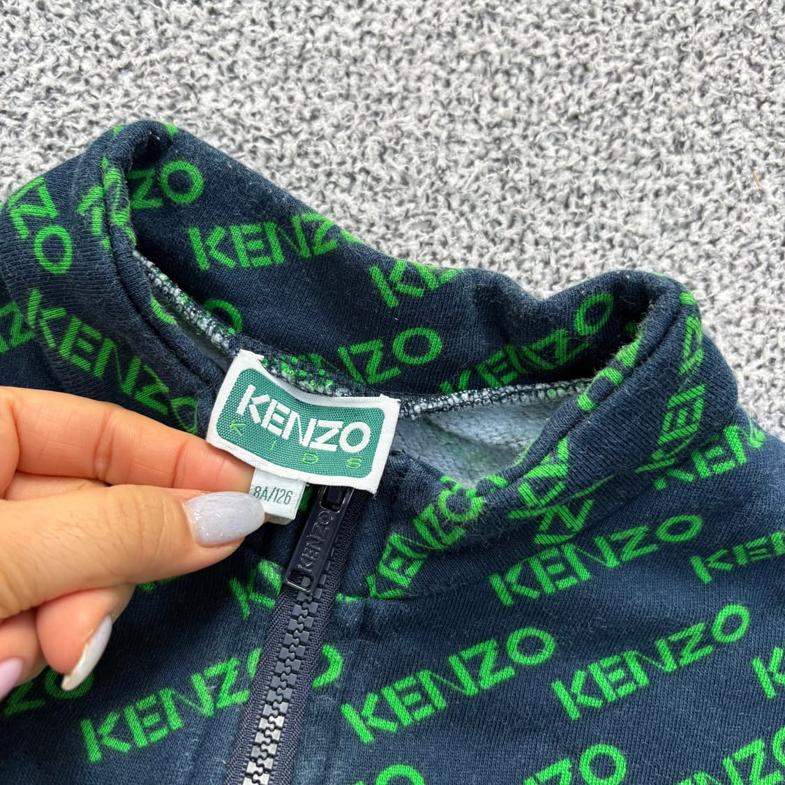 8A/126 겐조 키즈 집업 자켓 기모 0311J 상품이미지2