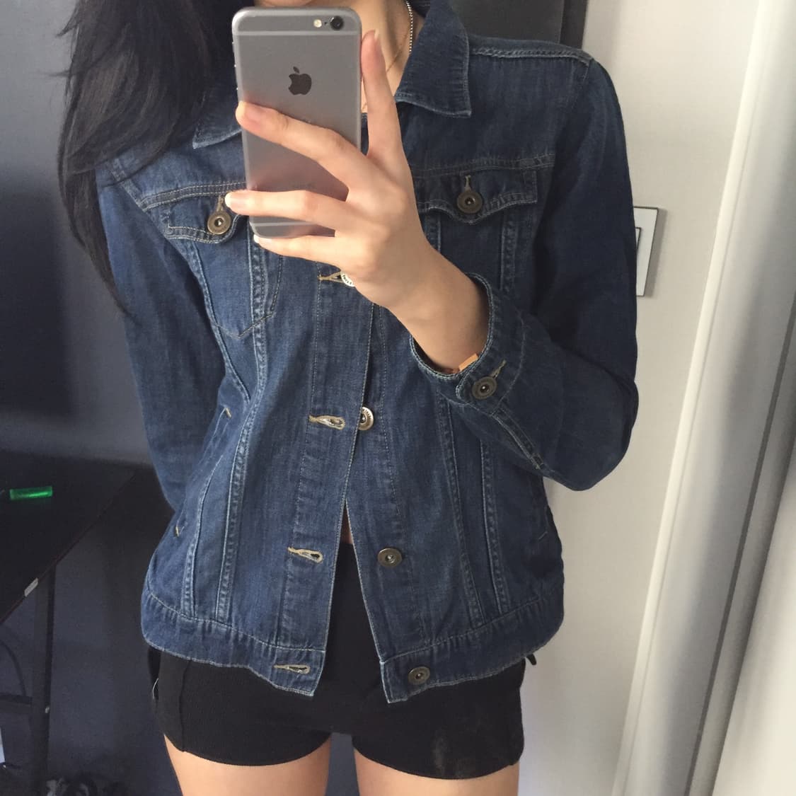 Heart market 데님 청자켓 상품이미지3