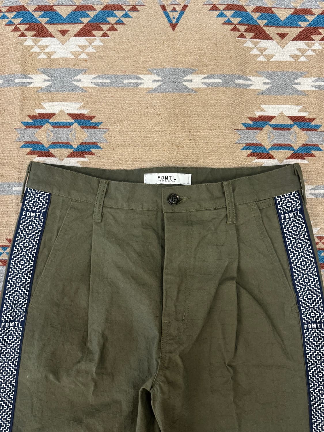 [30] FDMTL 펀드멘탈 립스탑 원턱 테이퍼드 팬츠  상품이미지2