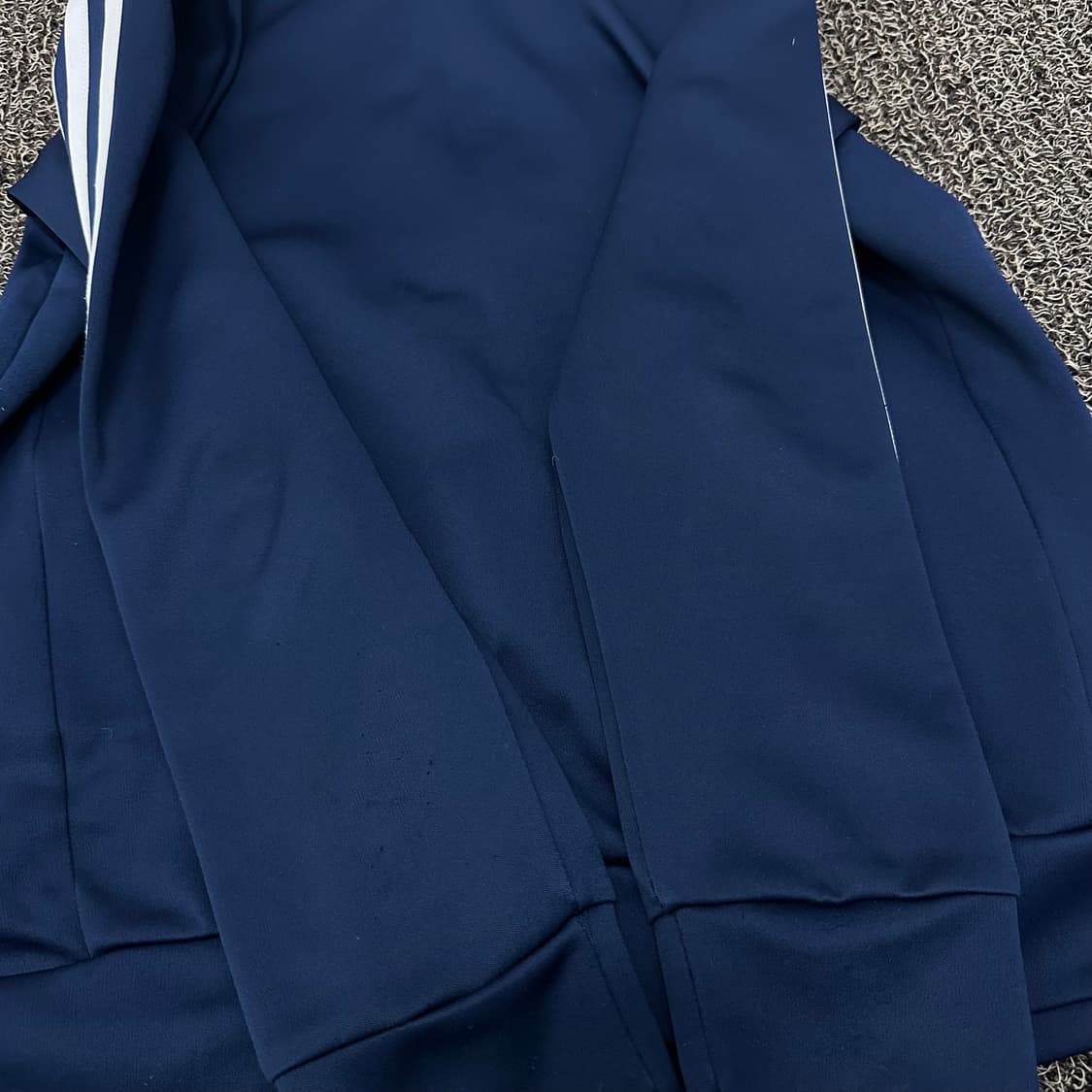 아디다스 여성 트랙탑 져지 집업 네이비 신장 160사이즈 상품이미지8
