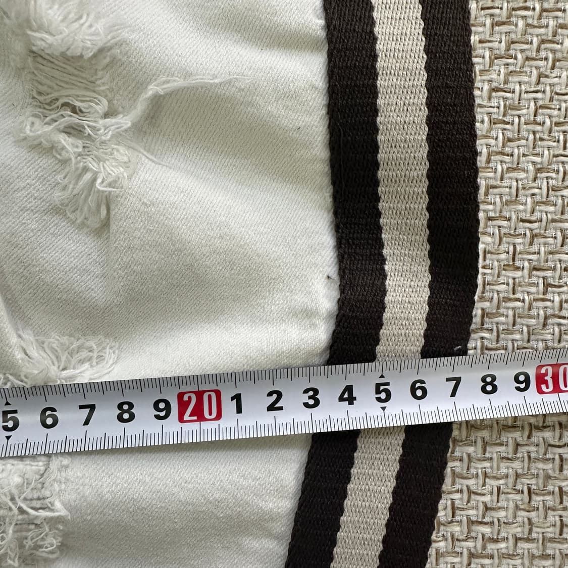 실측확인 화이트 여성용 팬츠 0326D 상품이미지7