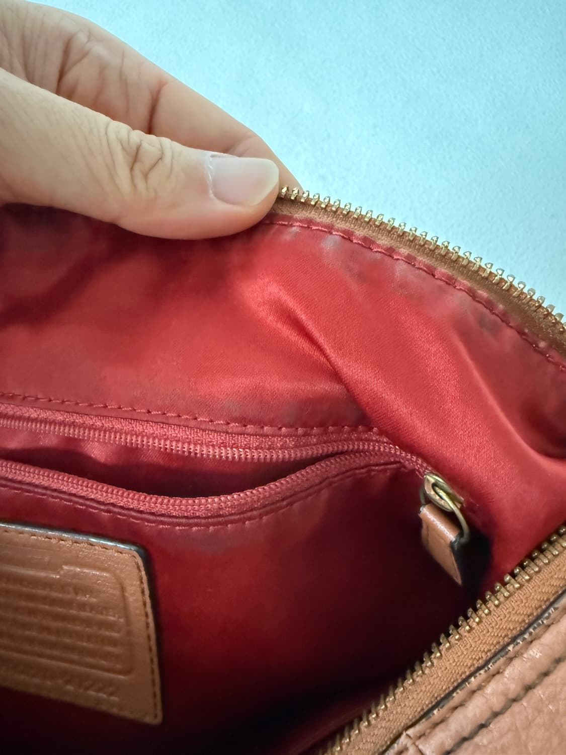 코치(COACH) 레더 토트백(크로스 가능) 상품이미지10