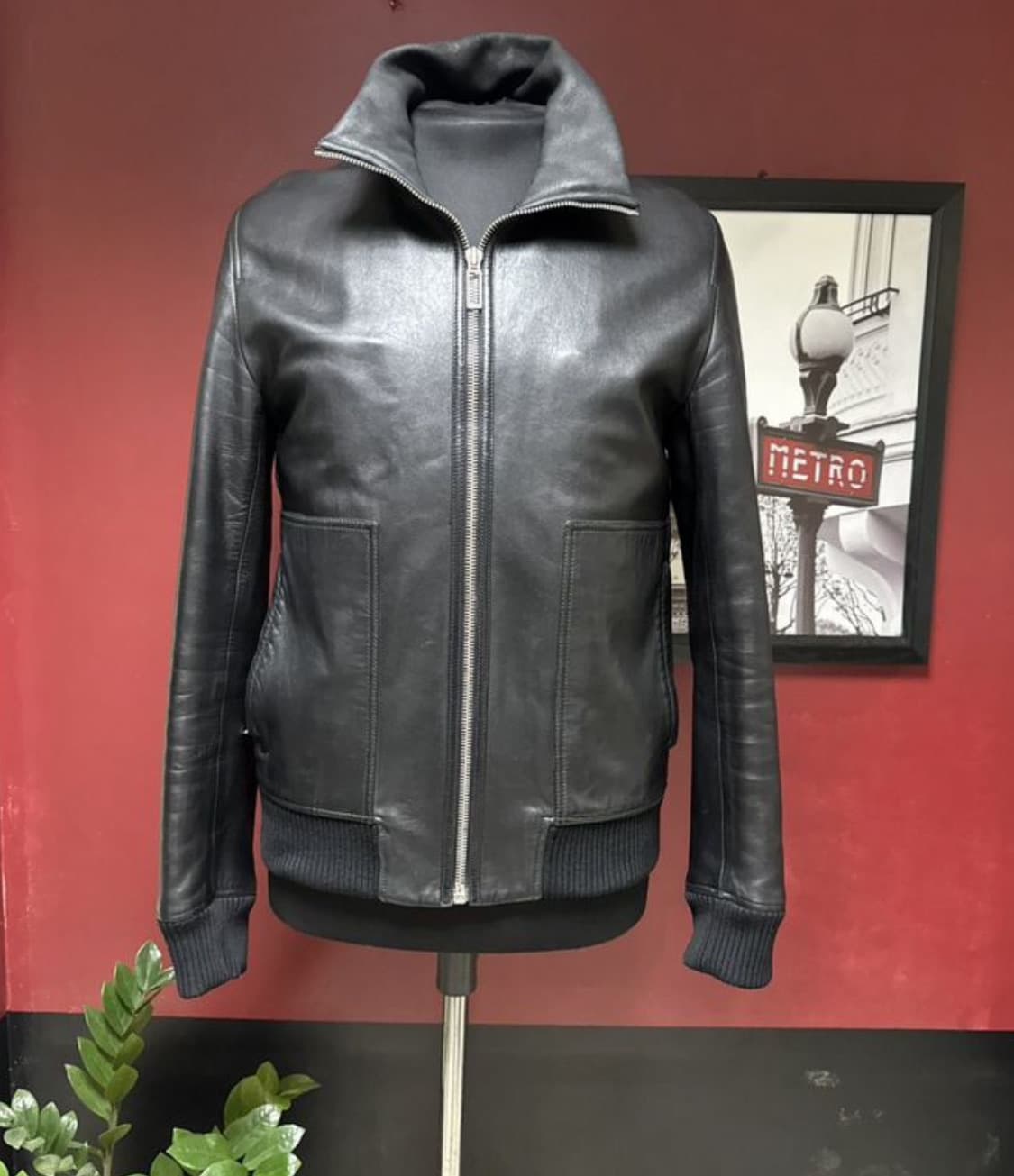 DIOR HOMME 디올 옴므 집업 블루종(레더-램스킨)해외발송 상품이미지3