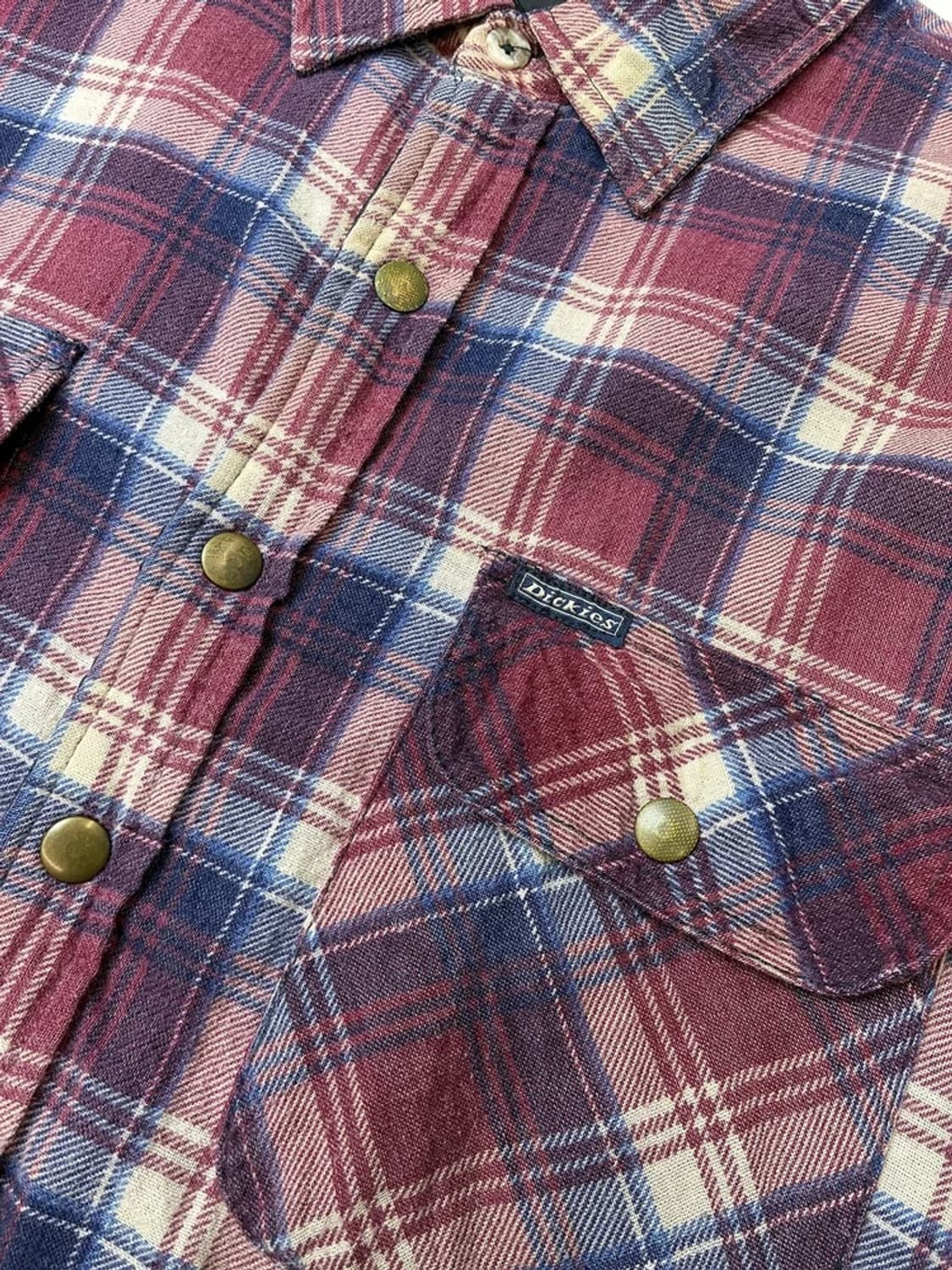 디키즈 90s 퀄팅 안감 플란넬 셔츠 자켓 PN5243 상품이미지4