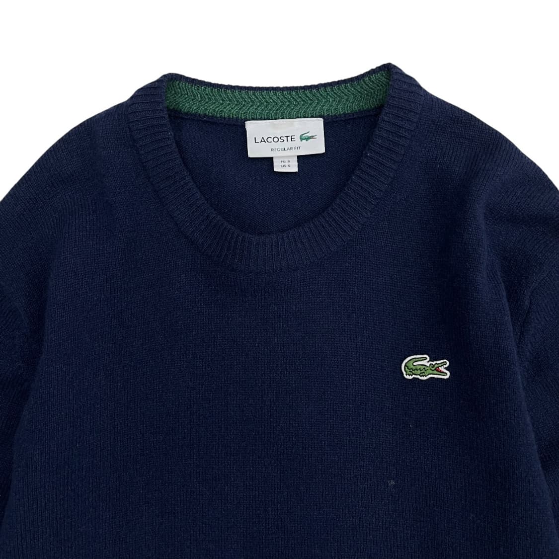 라코스테 로고 네이비 니트 S 상품이미지4