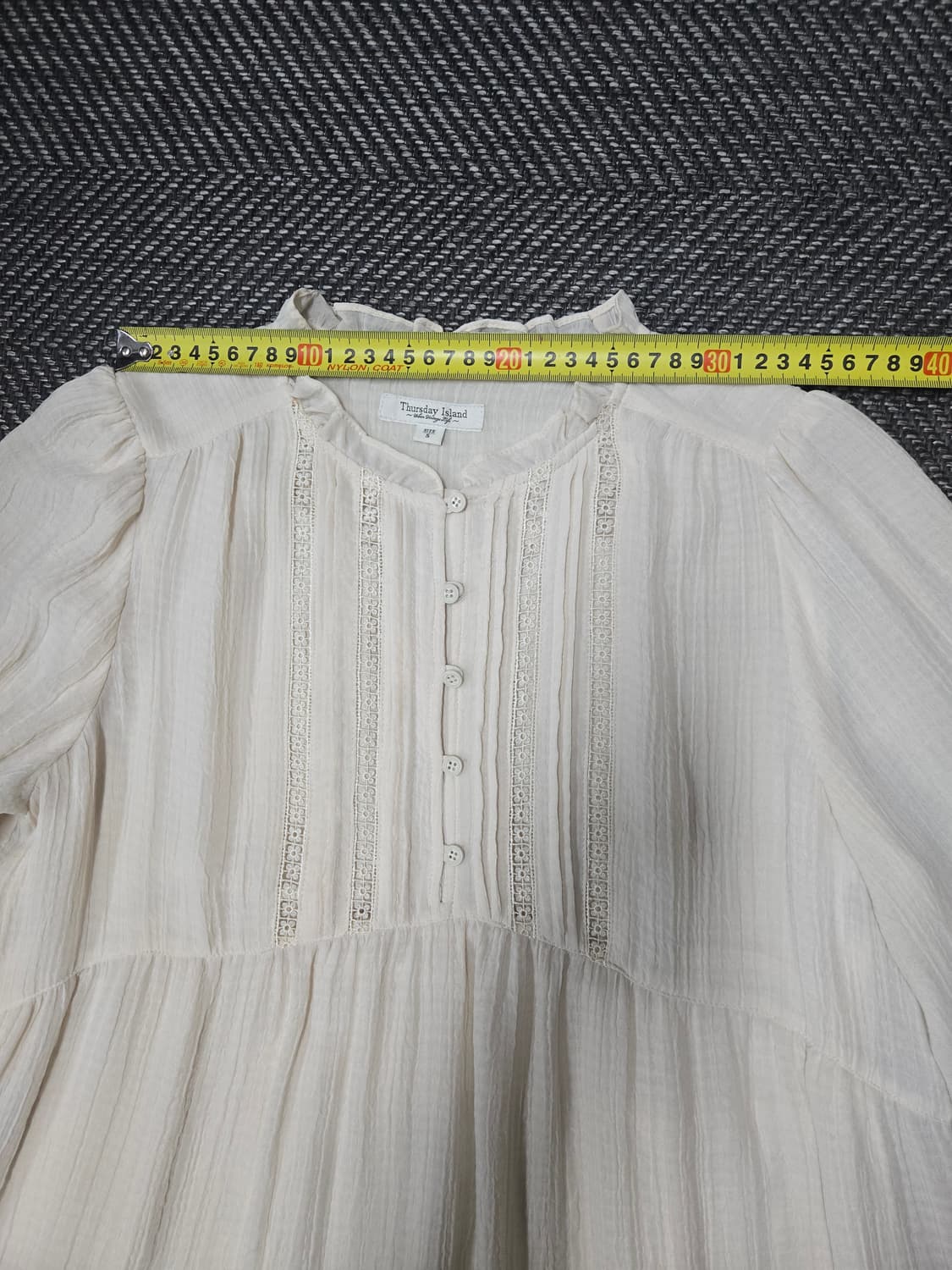 써스데이아일랜드 레이스 미니 원피스 상품이미지6