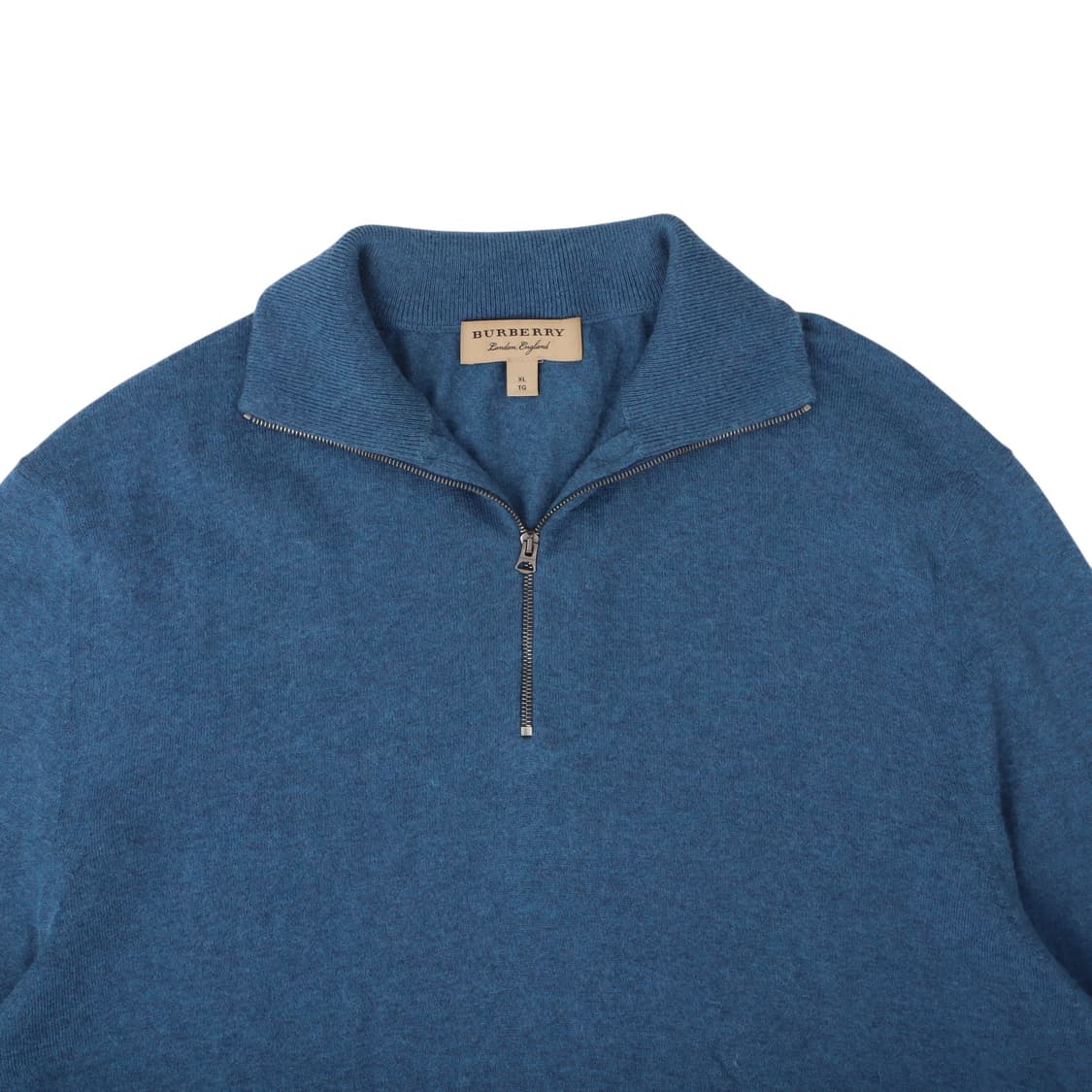 버버리 런던 신형 캐시미어 코튼 하프집업 니트 스웨터 상품이미지2