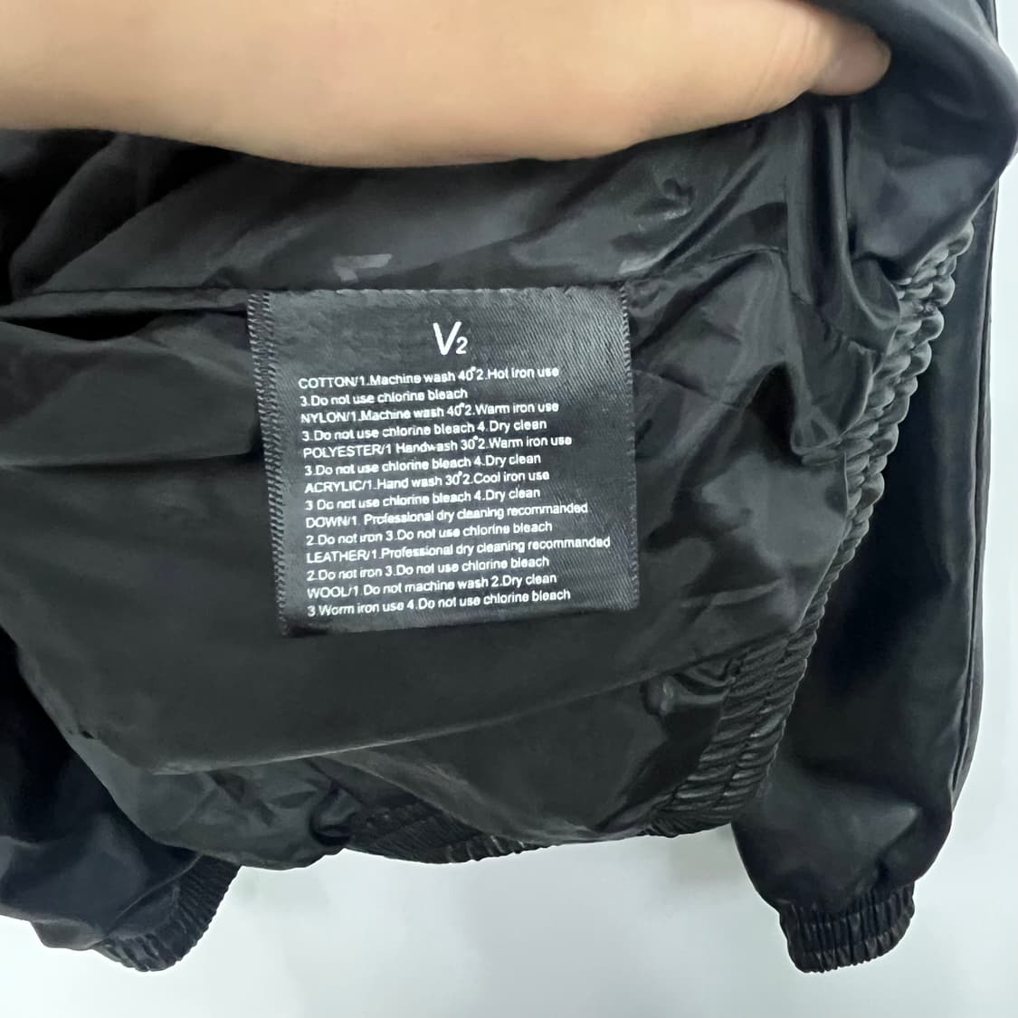 V2 블랙 가죽 자켓 상품이미지7